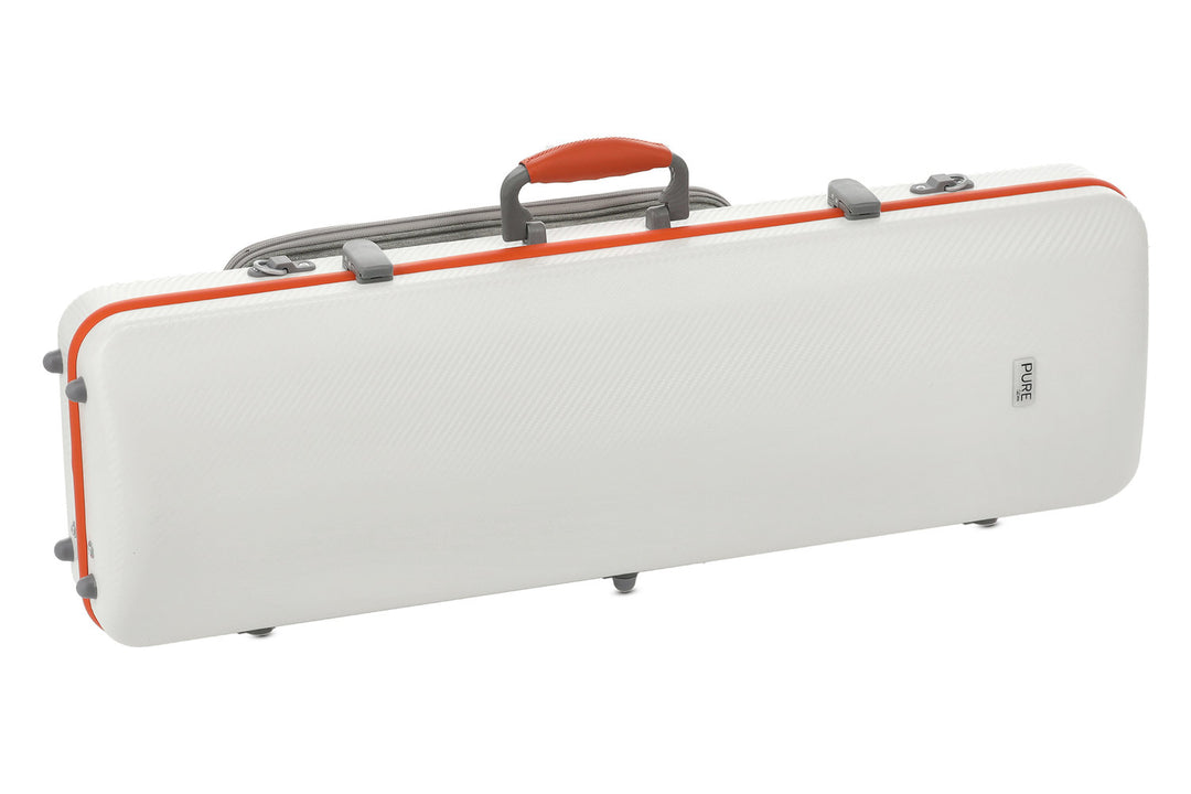 PURE GEWA Fioler-fodral polykarbonat FUN - 4/4 - 1/2 (Vit / Blacj)