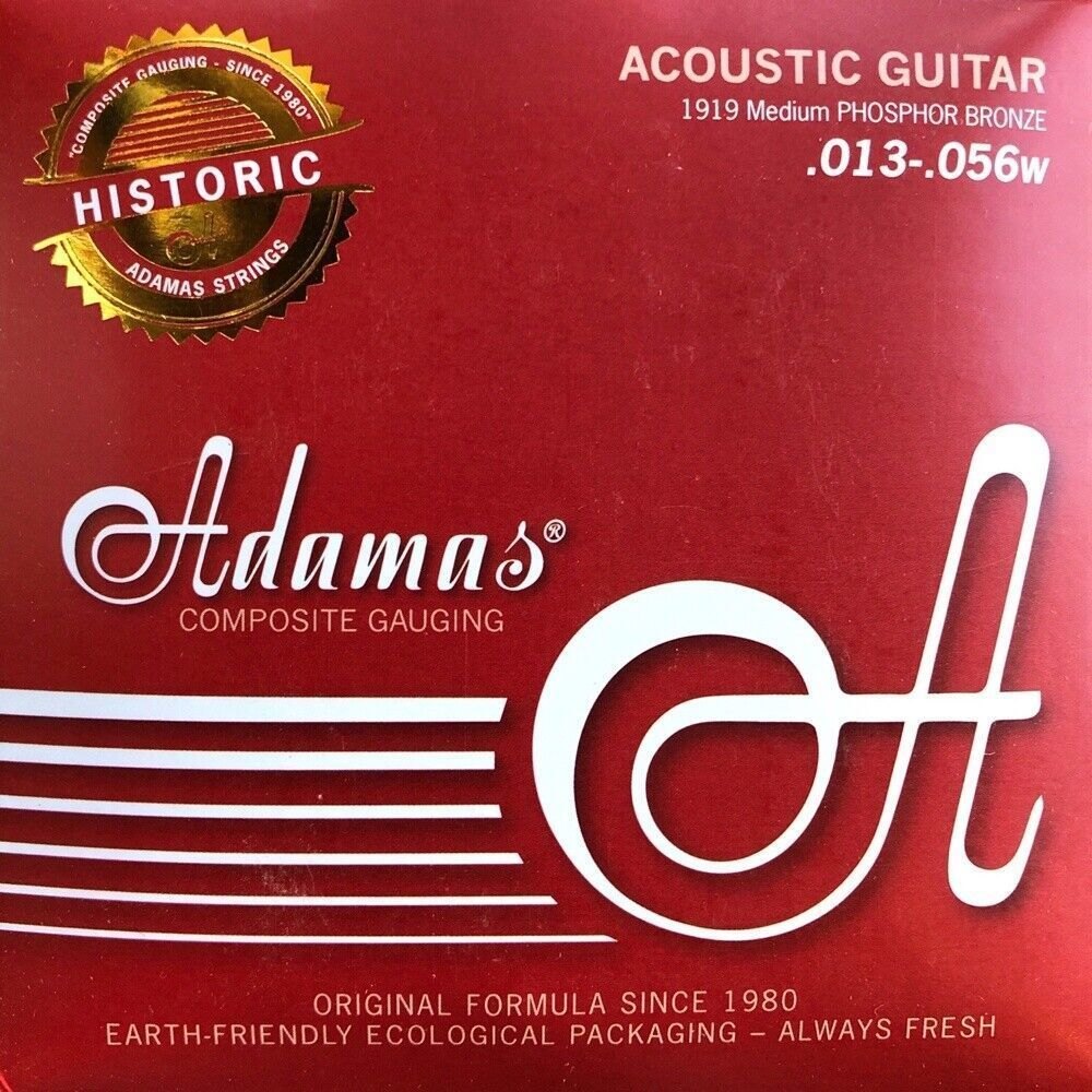 Adamas Historic Reissue 1919 gitarrsträngar, Medium .013-.056