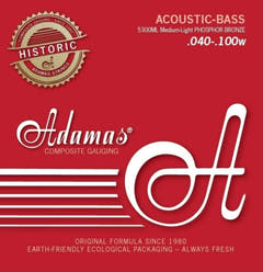 Adamas Strängar för akustisk bas Phosphor Bronze - Set 4-string med-light (5300ML)