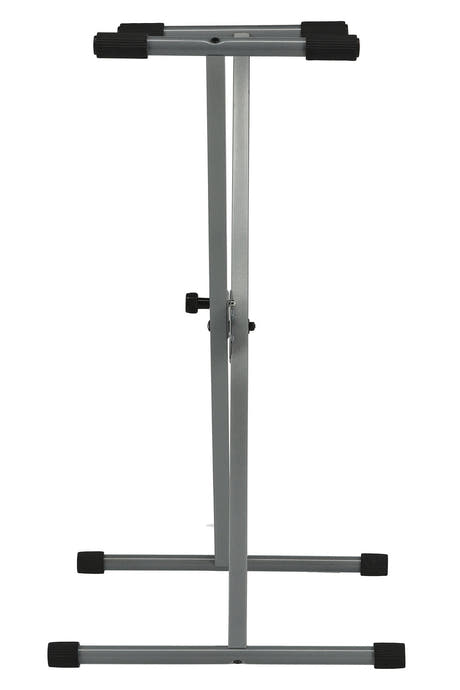 GEWA keyboardstativ, enkelkryss, silver