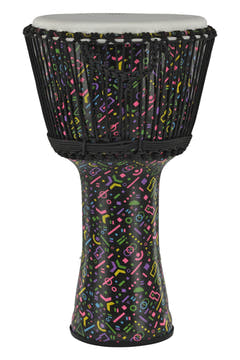 GEWA Djembe Liberty Series med repstämning - 14" Crazy Neon