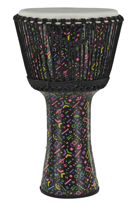 GEWA Djembe Liberty Series med repstämning - 14" Crazy Neon
