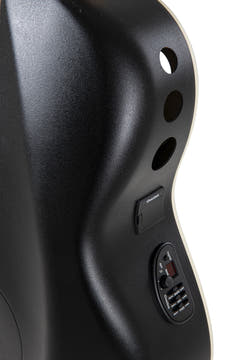 Ovation E-akustiska Gitarrer Celebrity Elite Deluxe Deep Contour - Svart satin (CDX40-5-G)