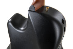 Ovation E-akustiska Gitarrer Celebrity Elite Deluxe Deep Contour - Svart satin (CDX40-5-G)