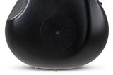 Ovation E-akustiska Gitarrer Celebrity Elite Deluxe Deep Contour - Svart satin (CDX40-5-G)
