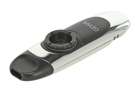 GEWA kazoo i ABS, silver, med handledsrem och extra membran