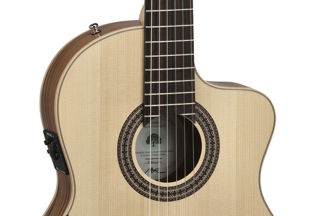 Manuel Rodriguez ECOLOGÍA Series Samba elektroakustisk - E-Acoustic Samba Plano (Cutaway, truss rod)