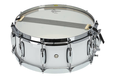 Gretsch Renown Maple virveltrumma 14" x 5,5", Piano White