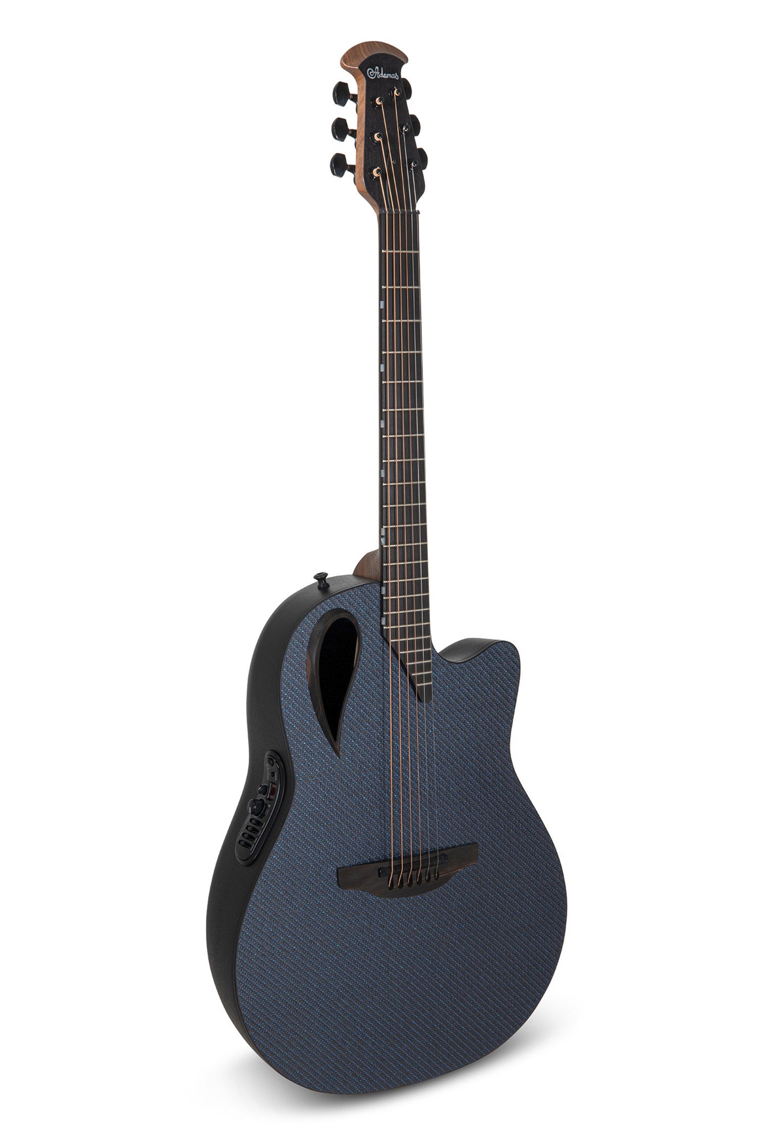 Adamas E-akustiska Gitarrer Adamas MD80-NWT Mid-Depth Contour Cutaway - NWT Blue Reflection (MD80-8R-G)
