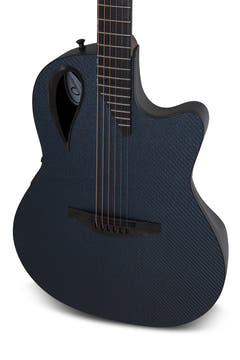 Adamas E-akustiska Gitarrer Adamas MD80-NWT Mid-Depth Contour Cutaway - NWT Blue Reflection (MD80-8R-G)