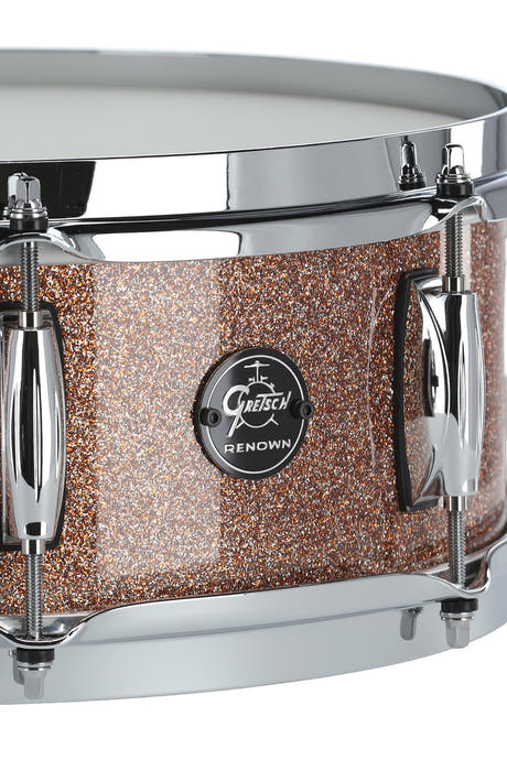 Gretsch Renown Maple virveltrumma 14" x 5", Champagne Sparkle