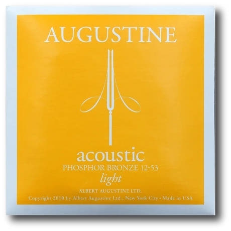 Augustine Acoustic Phosphor Bronze westernsträngar, Light 12-53