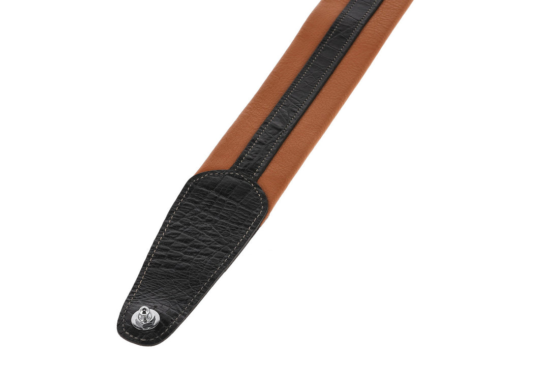 GEWA Gitarrer-remmar Prestige 65 vadderad Security Locks - dry sand/black