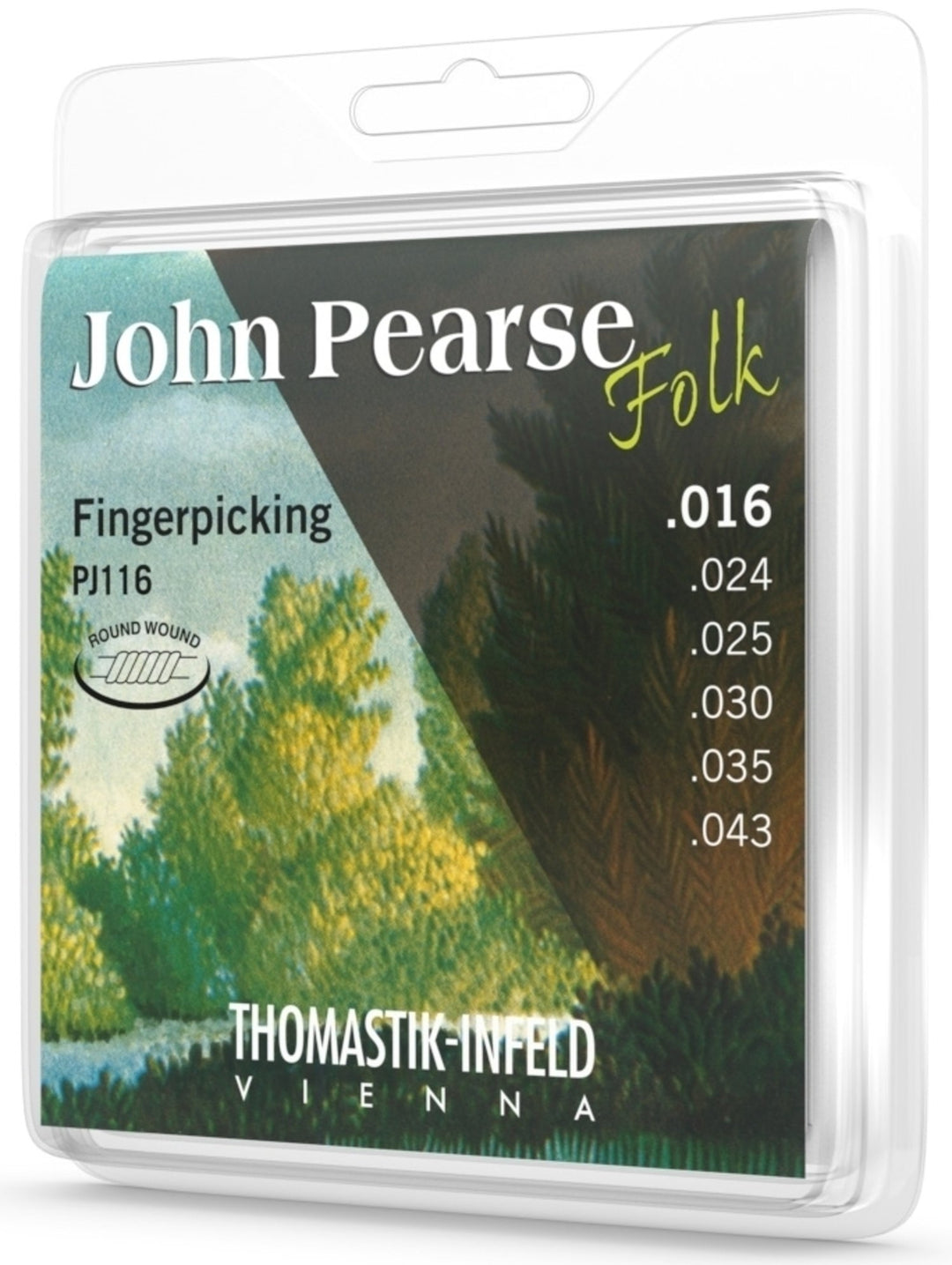 Thomastik-Infeld Strängar för klassisk gitarr John Pearse Folk Series Light - Set (PJ116)