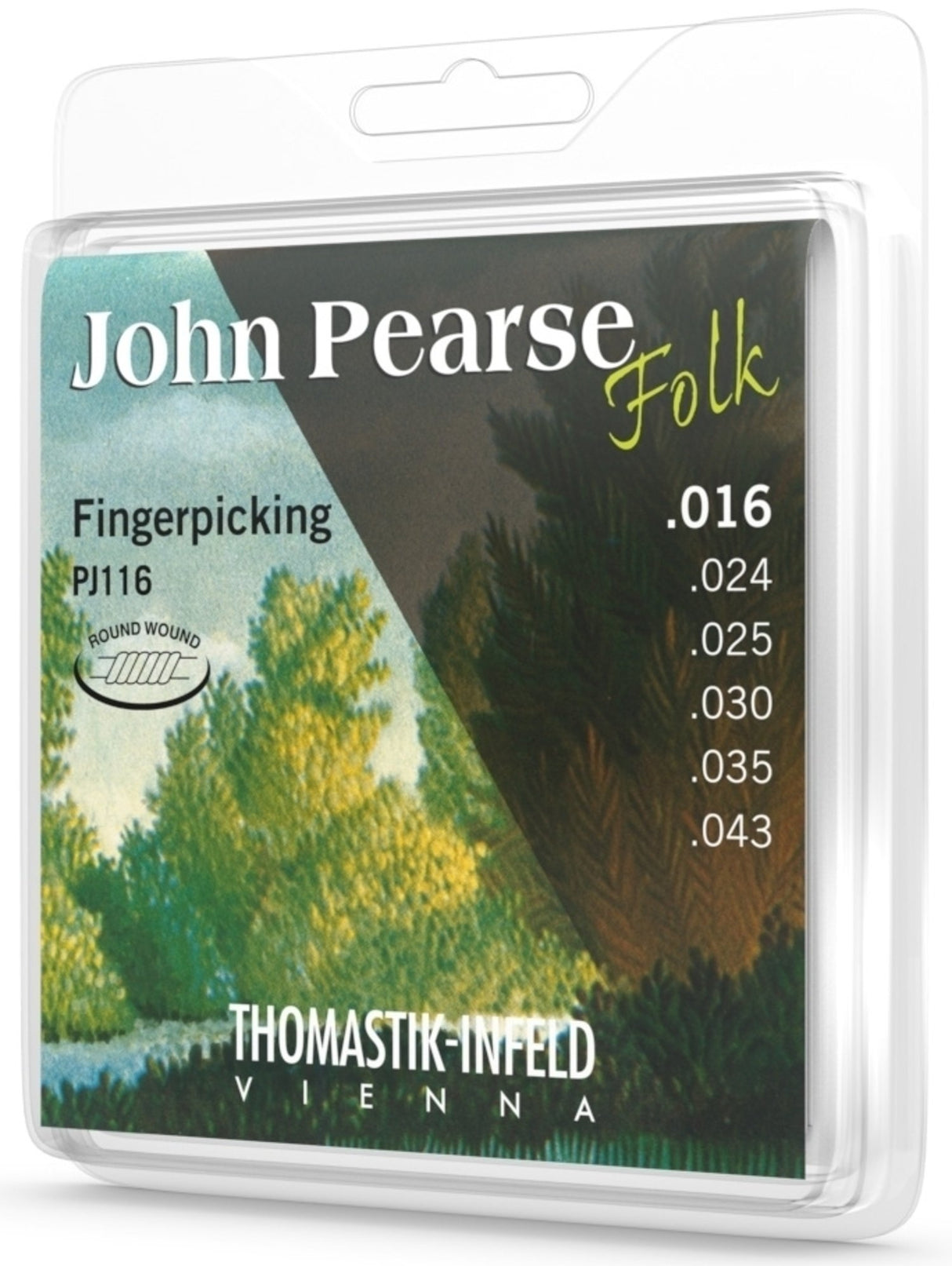 Thomastik-Infeld Strängar för klassisk gitarr John Pearse Folk Series Light - Set (PJ116)
