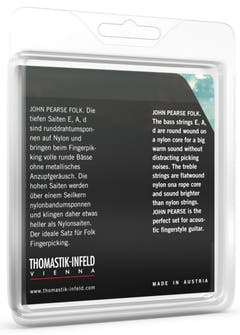 Thomastik-Infeld Strängar för klassisk gitarr John Pearse Folk Series Light - Set (PJ116)