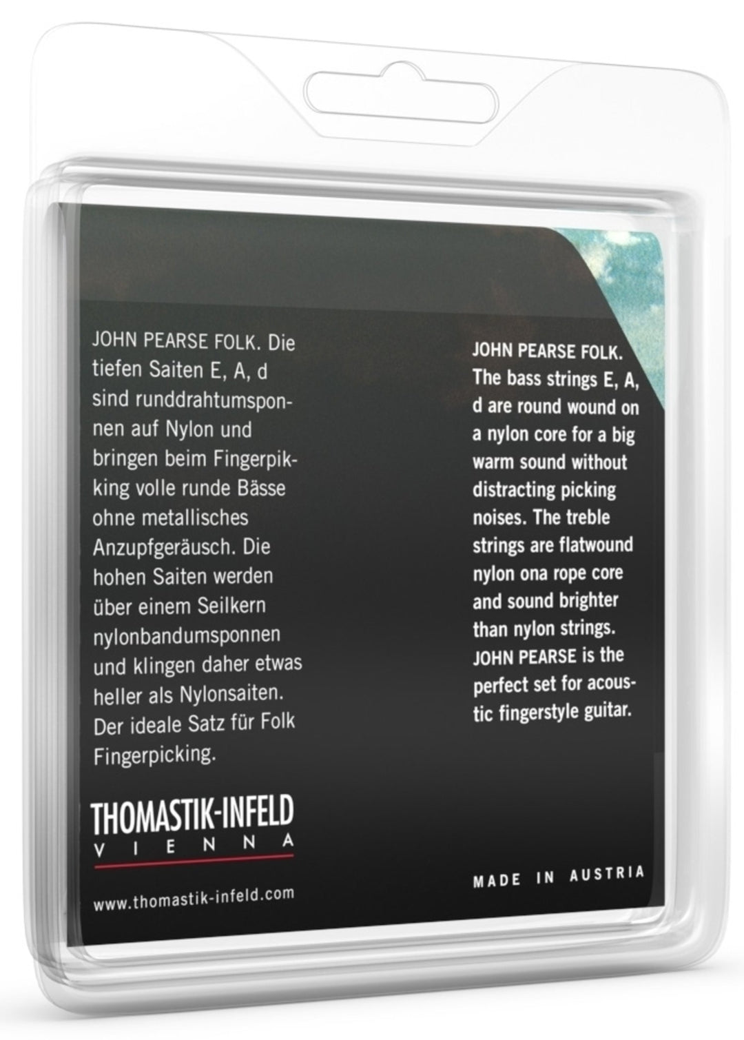 Thomastik-Infeld Strängar för klassisk gitarr John Pearse Folk Series Light - Set (PJ116)