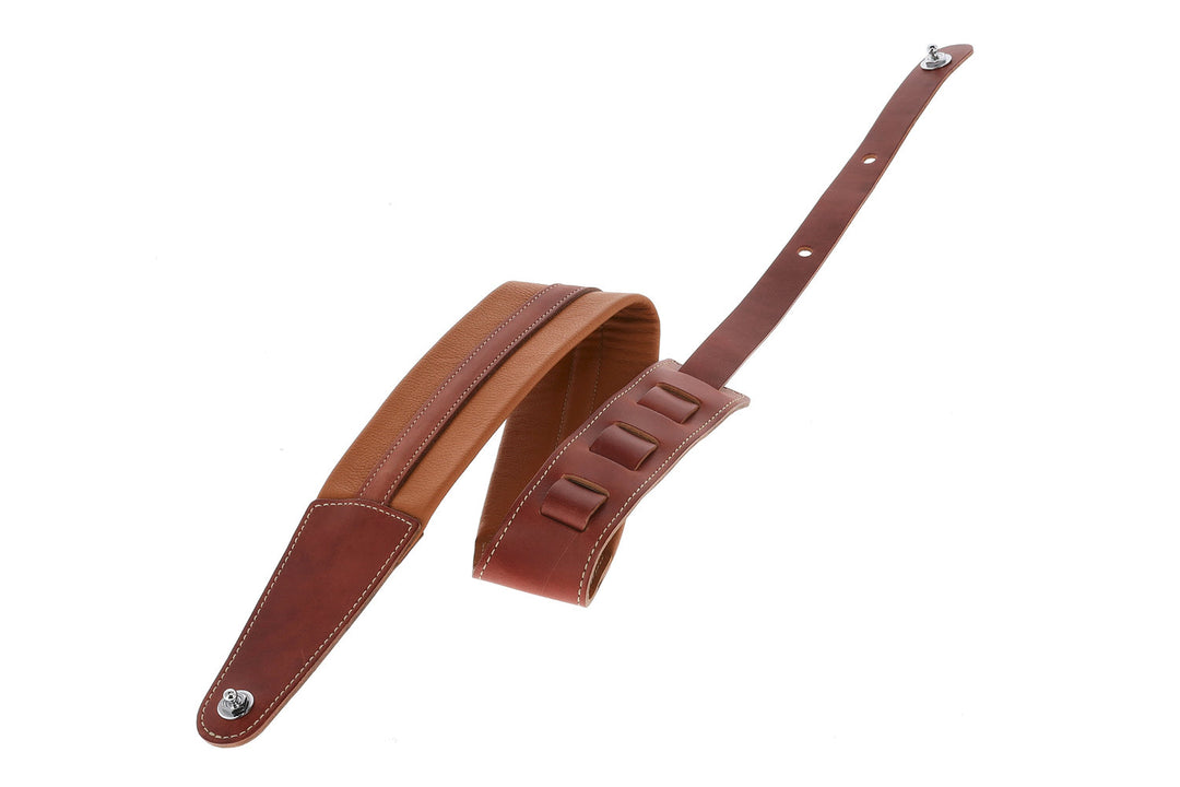 GEWA Gitarrer-remmar Prestige 65 vadderad Security Locks - dry sand/brown