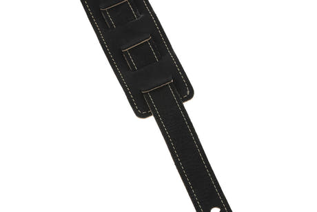 GEWA Regular 70 gitarrrem i läder, Satin Black