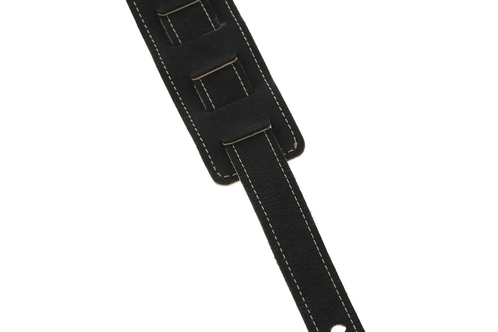 GEWA Regular 70 gitarrrem i läder, Satin Black