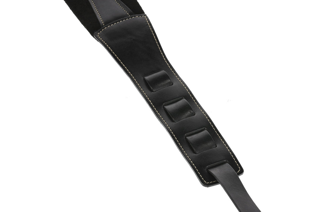 GEWA Gitarrer-remmar Prestige 85 vadderade Security Locks - svart/svart