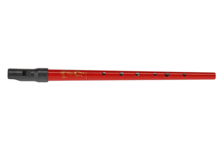 Clarke Sweetone tin whistle i D, röd