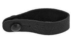 GEWA Tie Strap ögla för gitarrrem, läder, svart