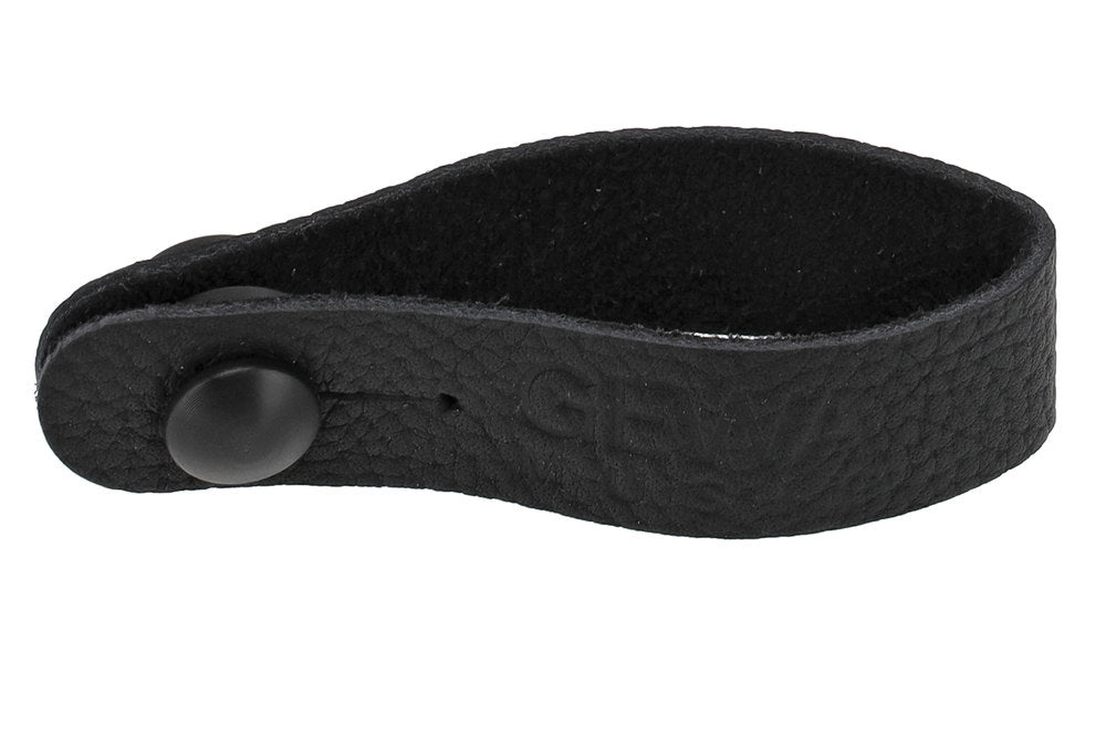 GEWA Tie Strap ögla för gitarrrem, läder, svart