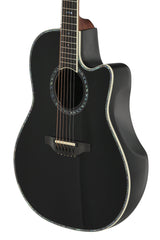 Ovation E-Acoustic Guitar Pro Series Custom Balladeer Deep Contour – Black (2762BL-5-G)