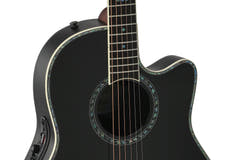 Ovation E-Acoustic Guitar Pro Series Custom Balladeer Deep Contour – Black (2762BL-5-G)