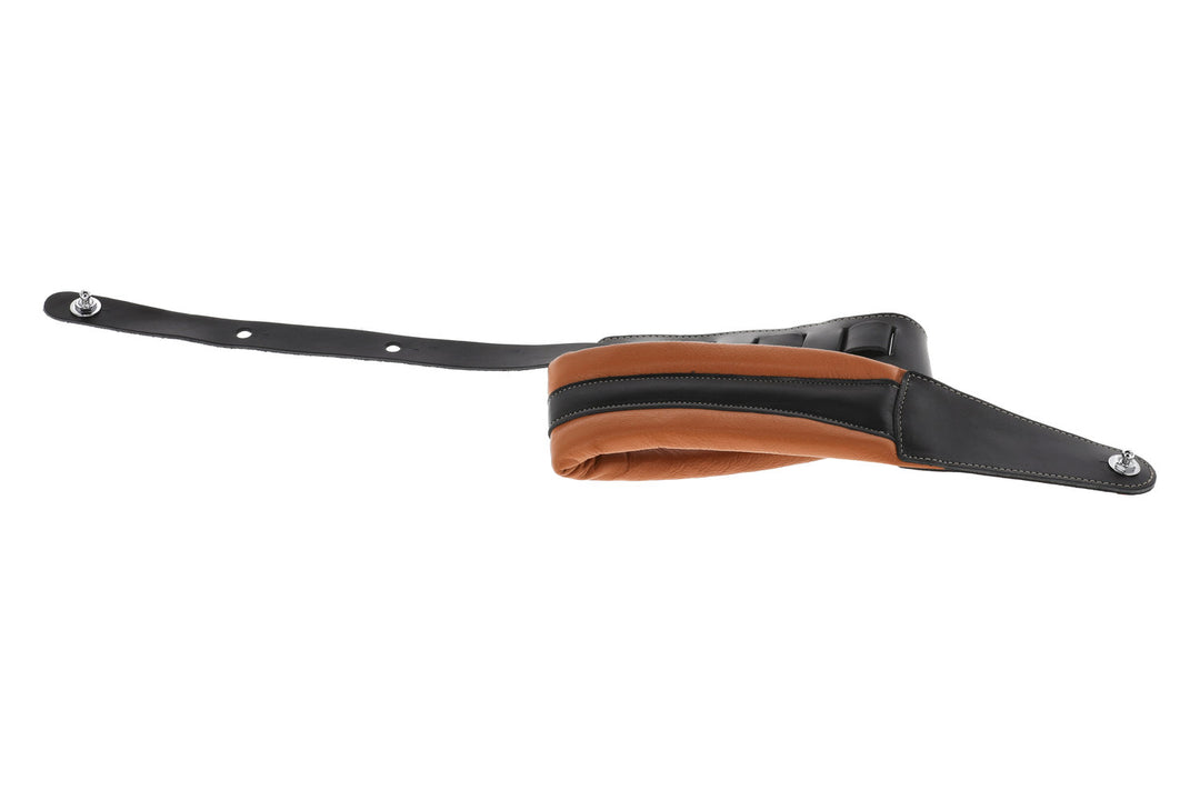 GEWA Gitarrer-remmar Prestige 85 vadderade Security Locks - dry sand/svart