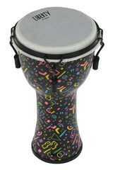 GEWA Djembe Liberty Series, mekaniskt stämd - 8" Crazy Neon