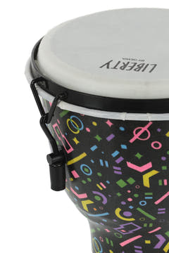 GEWA Djembe Liberty Series, mekaniskt stämd - 8" Crazy Neon