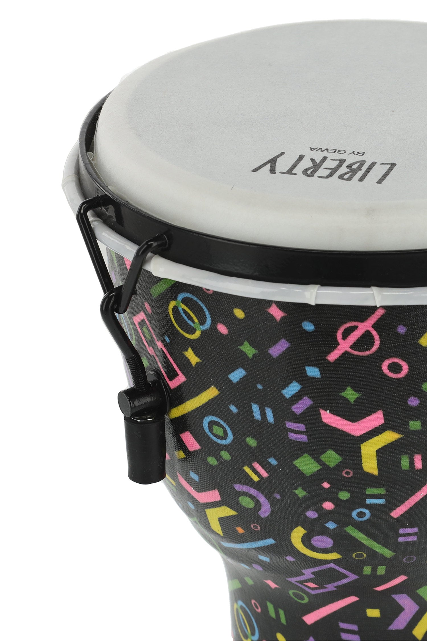 GEWA Djembe Liberty Series, mekaniskt stämd - 8" Crazy Neon