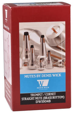 Denis Wick 5504B straight-sordin för trumpet, botten i mässing