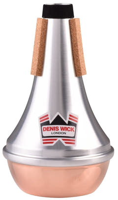 Denis Wick 5504C straight-dämpare för trumpet, botten i koppar
