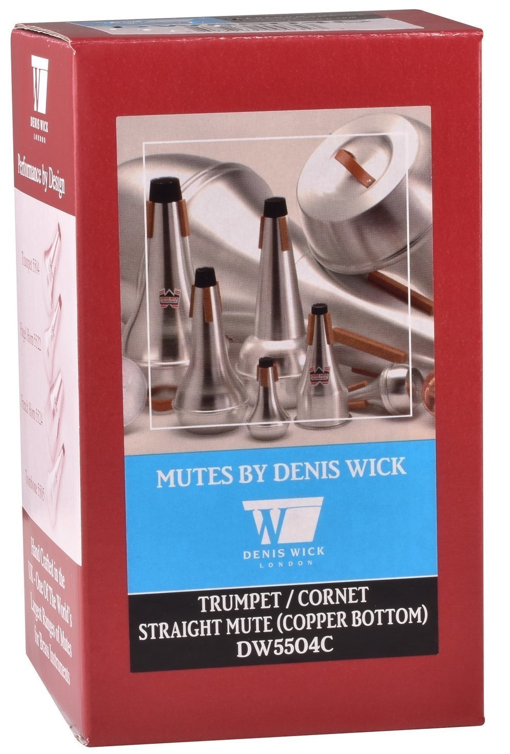 Denis Wick 5504C straight-dämpare för trumpet, botten i koppar