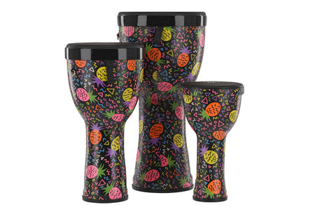 GEWA Liberty Series Nestable djembe-set 8", 10" och 12", Pineapple