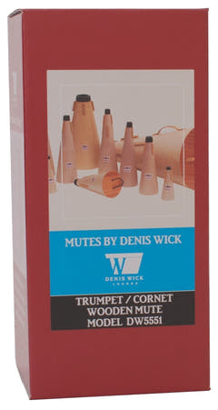 Denis Wick 5551 straight-sordin i trä för trumpet