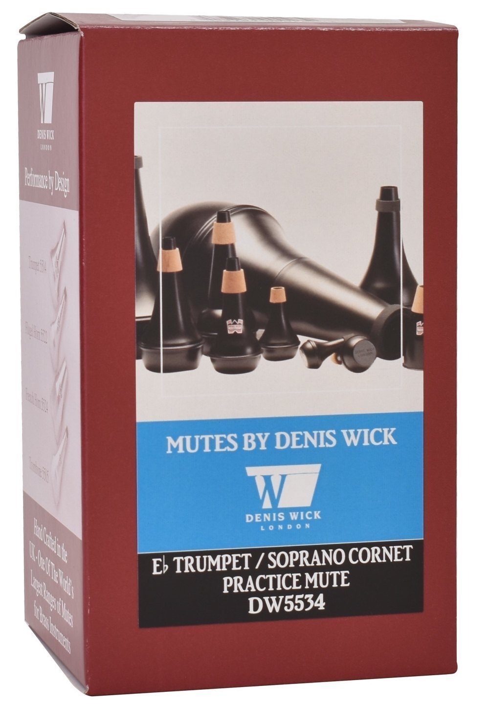 Denis Wick 5534 övningssordin för Ess-trumpet
