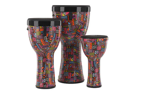 GEWA Liberty Series Nestable djembe-set 8", 10" och 12", Abstract