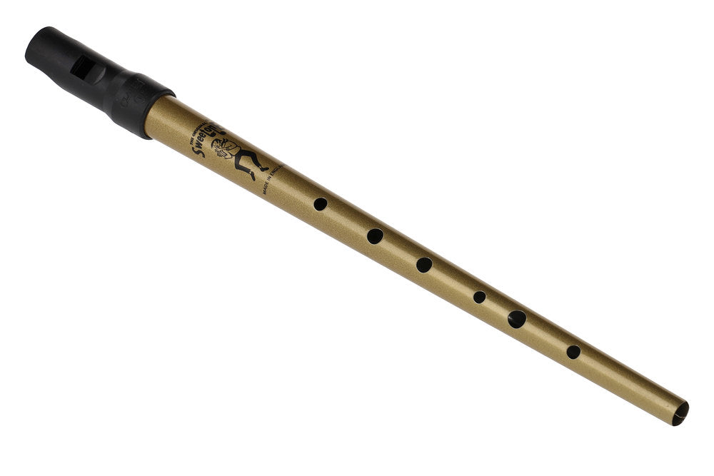 Clarke Sweetone tin whistle i D, guld