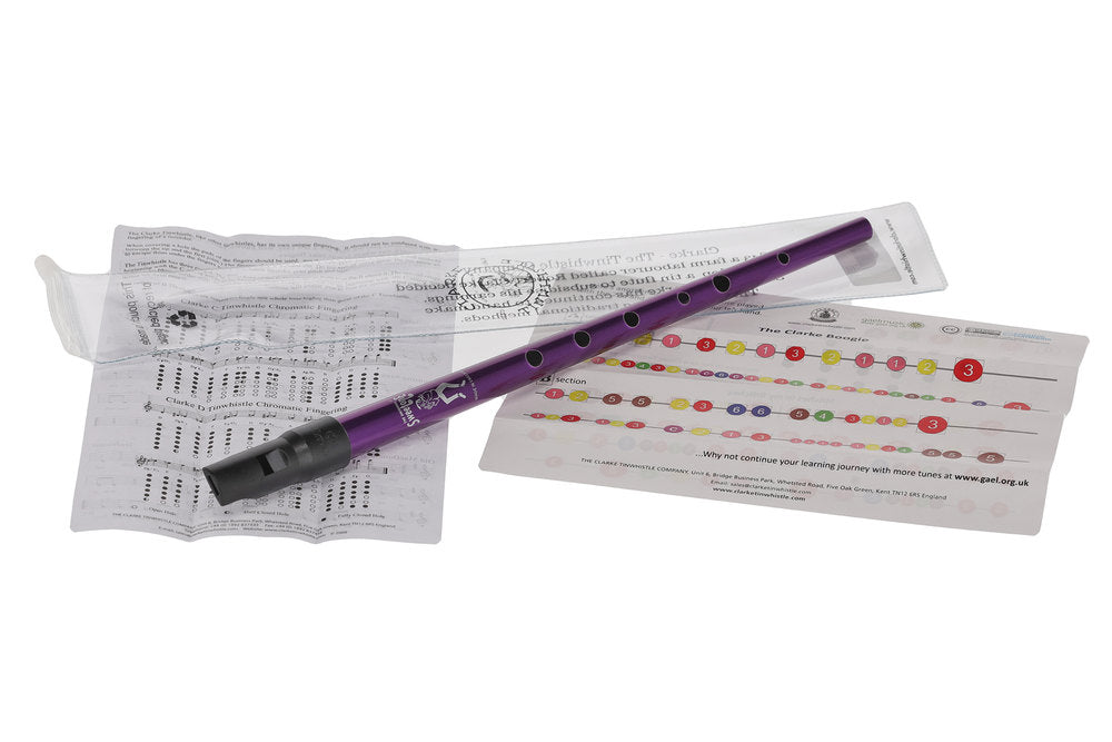 Clarke Sweetone tin whistle i C, violett