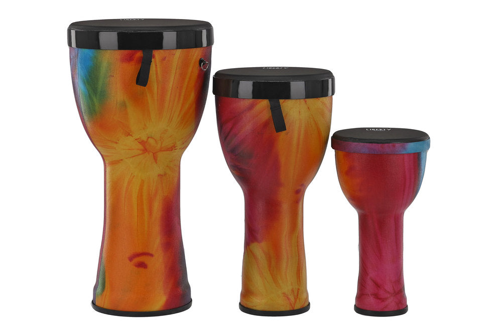 GEWA Liberty Series Nestable djembeset 8", 10" och 12", Batik