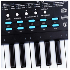 Sprimo 605 UFB keyboard med mikrofoner