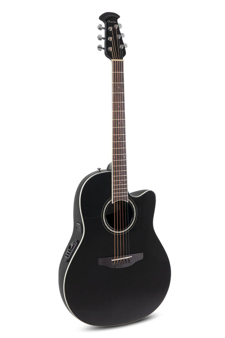 Ovation E-akustisk Gitarrer Celebrity CS Standard Mid Cutaway - Black (CS24-5-G)