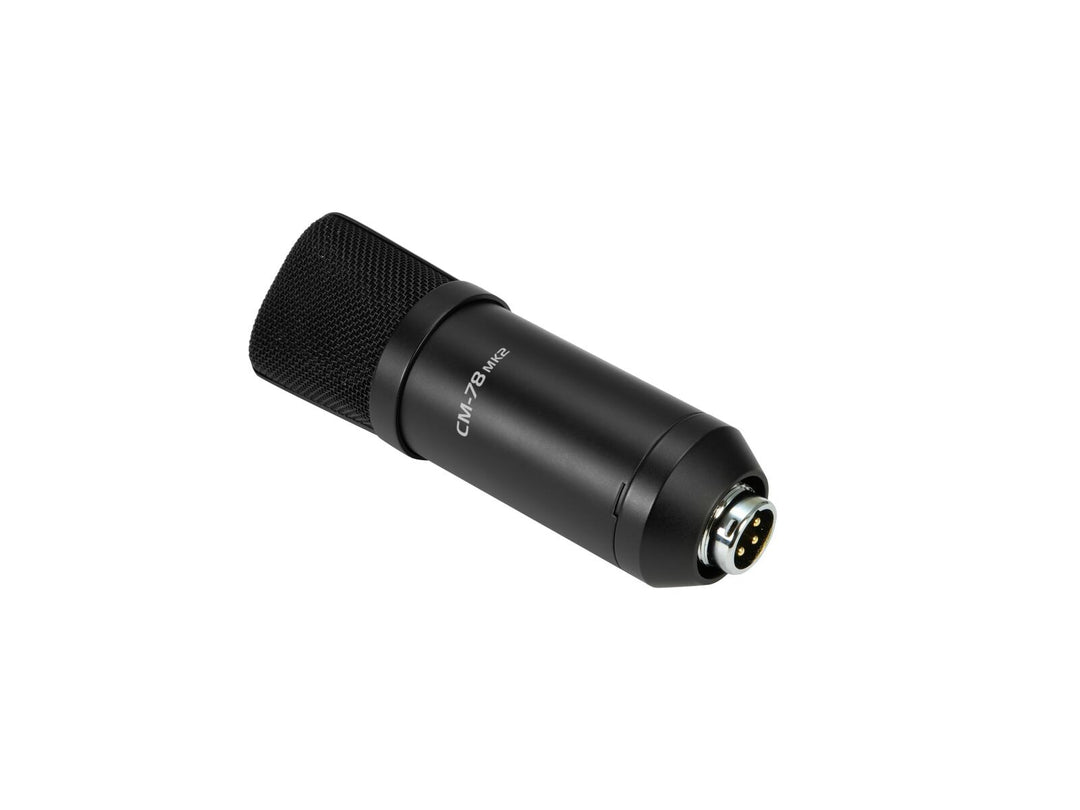 OMNITRONIC MIC CM-78MK2 kondensatormikrofon med stort membran