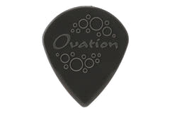 Ovation Diamond Grip Sharp Tip plektrum 1,40 mm, onyx black, 7 st.