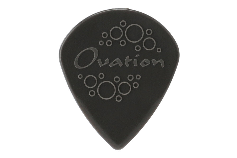 Ovation Diamond Grip Sharp Tip plektrum 1,40 mm, onyx black, 7 st.