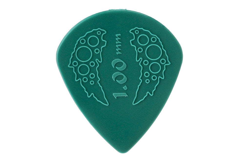 Ovation Diamond Grip Sharp Tip plektrum 1,00 mm, grå, 7 st.